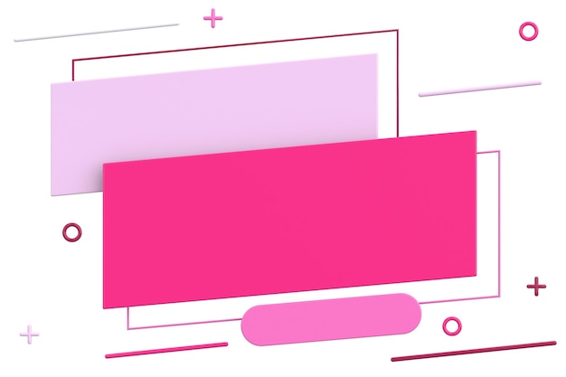 Banner de venta diseño de banner en 3D ilustración en 3D