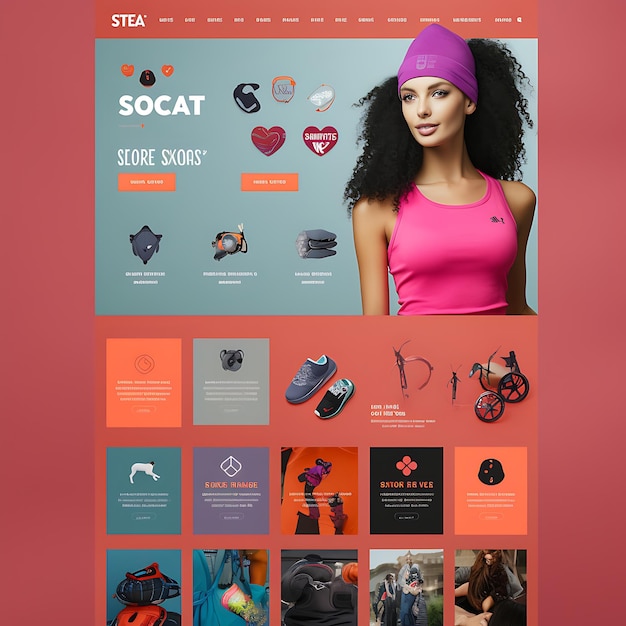 Foto banner web fitness apparel store with love equipo de entrenamiento temático corazón sh bussines concepto de san valentín