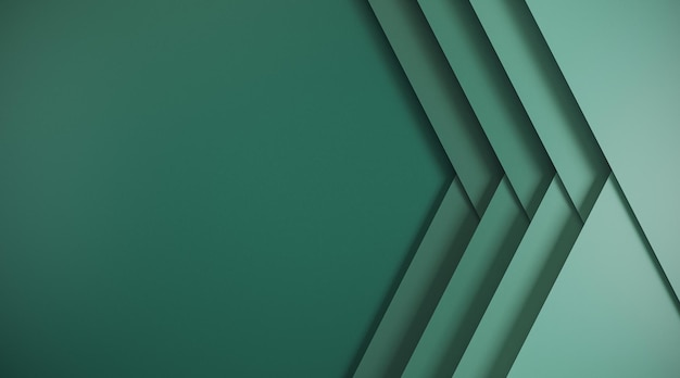 Banner web verde abstrato