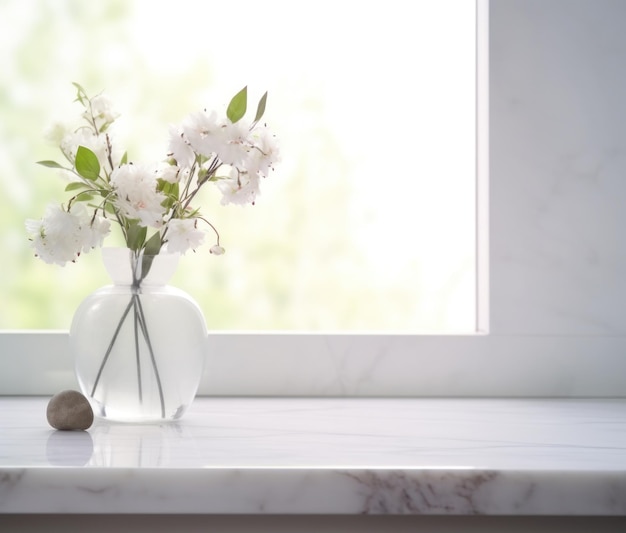 Baño de fondo de mesa de mármol