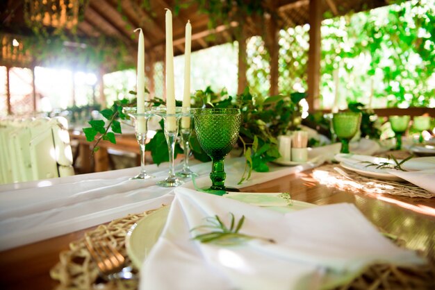 Banquete en un restaurante, fiesta en un restaurante.