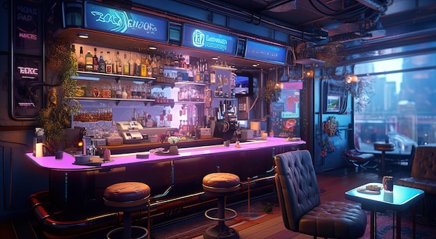 bar cyberpunk