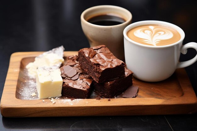 Foto bar de brownie com infusão de earl grey