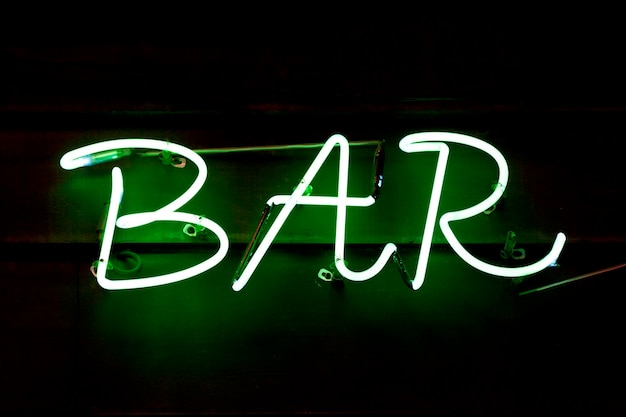 Bar-Neonlicht