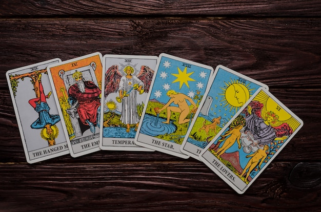 Baraja de cartas tarot rider-waite.