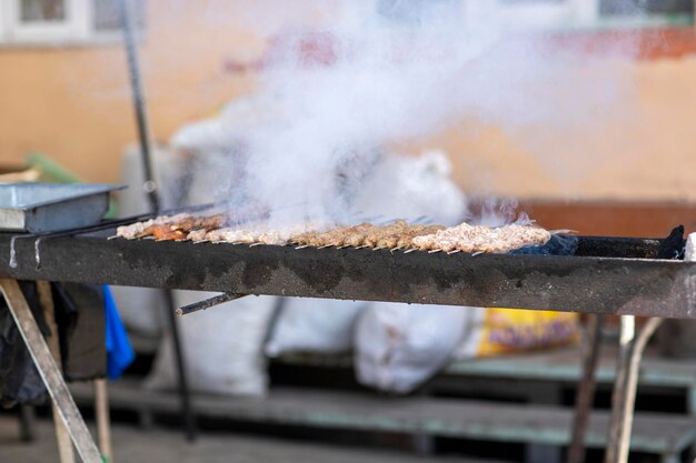 Barbacoa de carne a la antigua