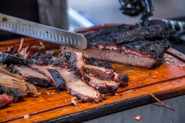 Foto barbacoa tradicional brasileña