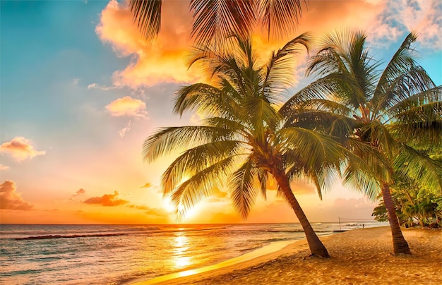 barbados agua cielo arena