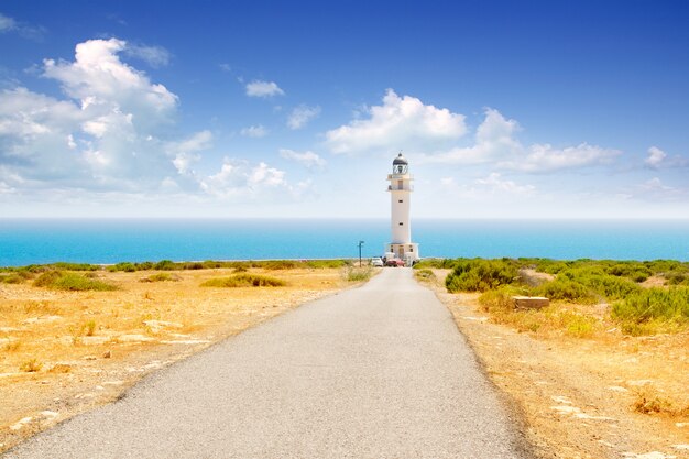 Barbaria-Kap-Leuchtturm in Formentera