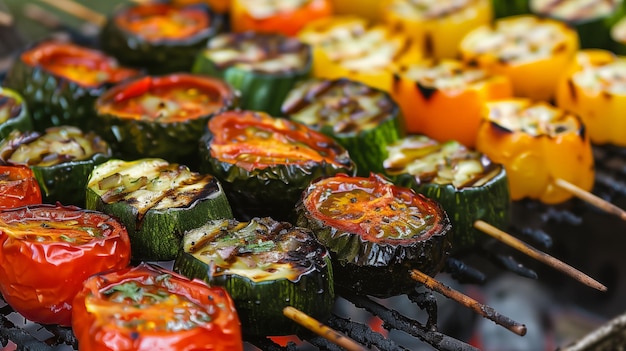 Barbecuas de verduras