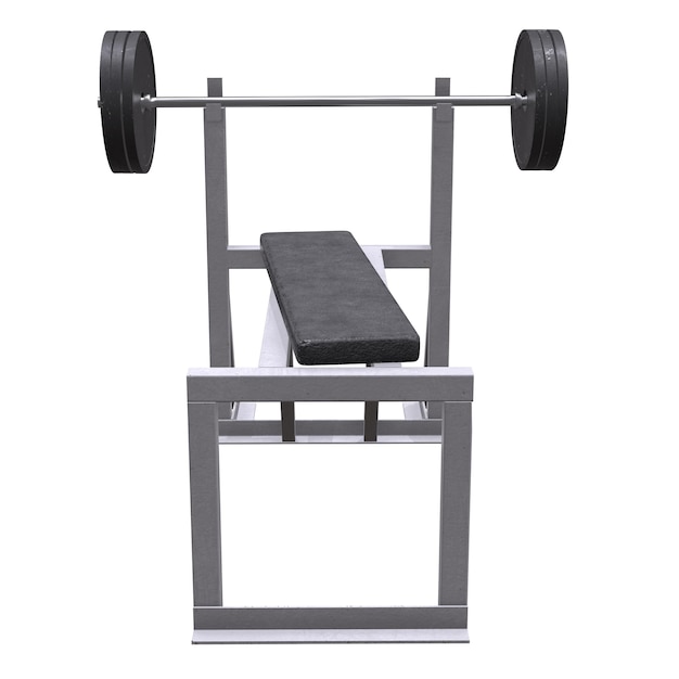 Barbell con pesas Equipo de gimnasio