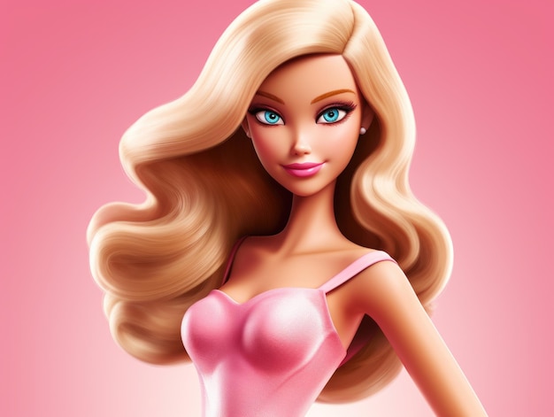 Foto barbie chica wiki barbie muñeca jpg barbie en el estilo del realismo de dibujos animados