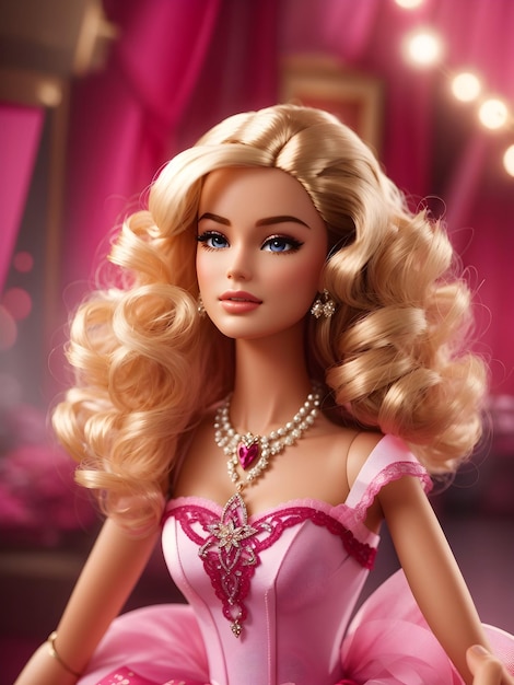 Barbie Corazones y pantallas cautivantes La encantadora historia del viaje de una estrella de cine