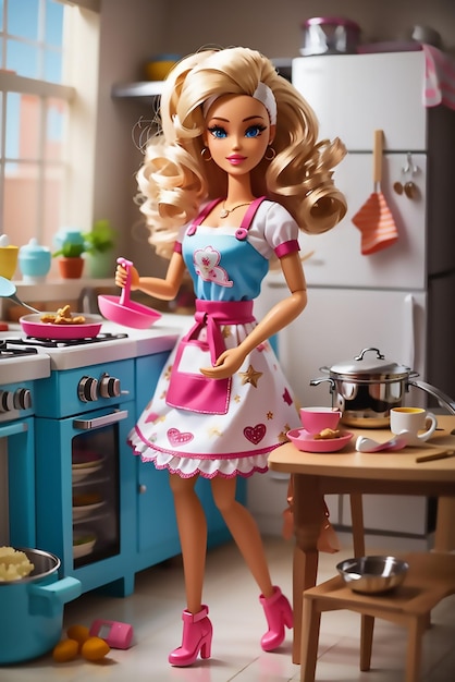 barbie cozinha