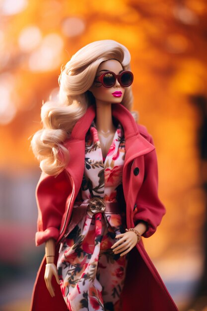 Barbie Deslumbra em um Vestido de Jantar da Moda Um Caso de Noite da Moda