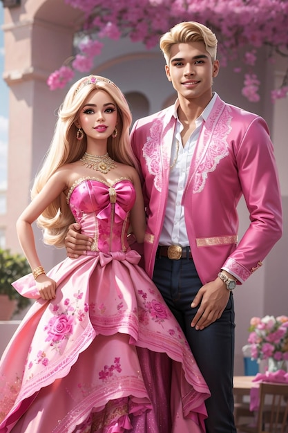 Barbie vestindo roupas tradicionais mexicanas