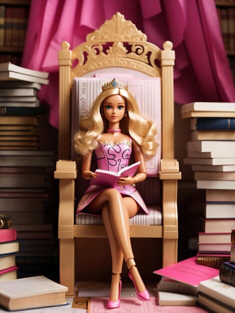 Barbie e o baile real, um conto de princesa e adesivo da Barbie