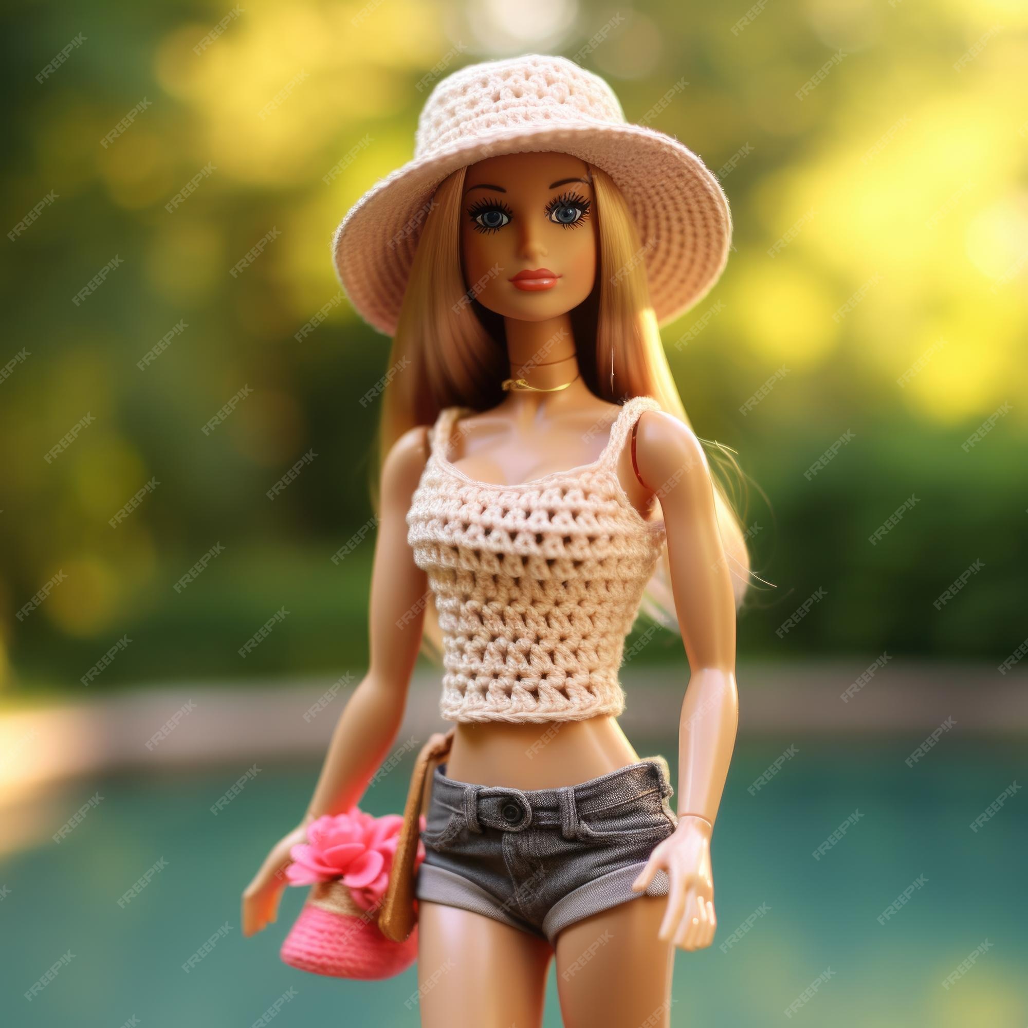 Compartilhando fotos da - Barbie e barbie roupas de Crochê