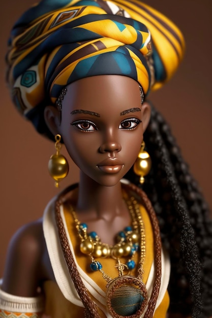 Barbie estilo africano