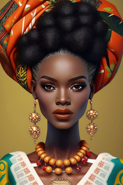 Barbie estilo africano