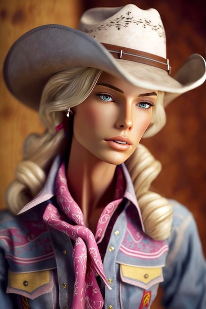 Barbie estilo vaquero