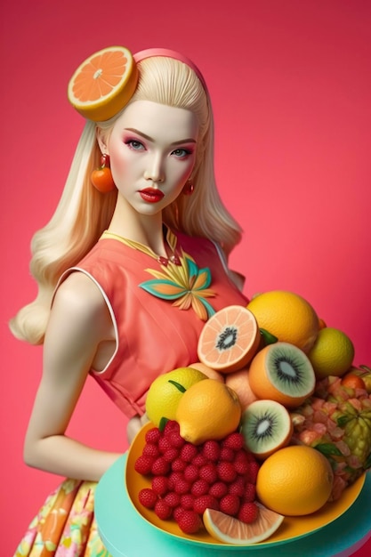 Barbie Fruta estilo Japón