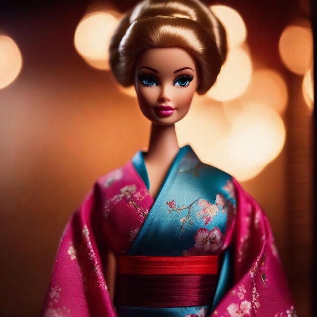 Barbie im Kimono