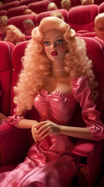 Barbie im kinorealistischen Bild mit vielen Details