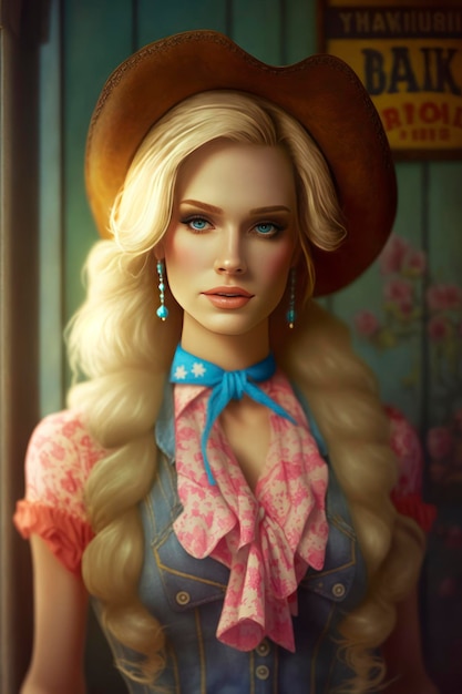 Barbie im Landhausstil