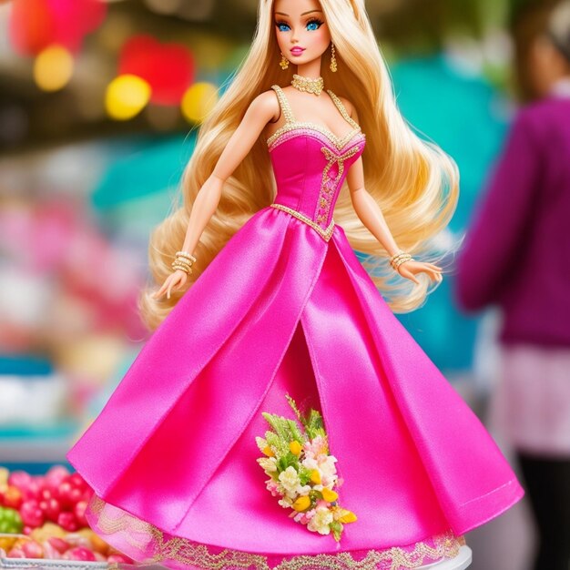 Foto barbie na festa