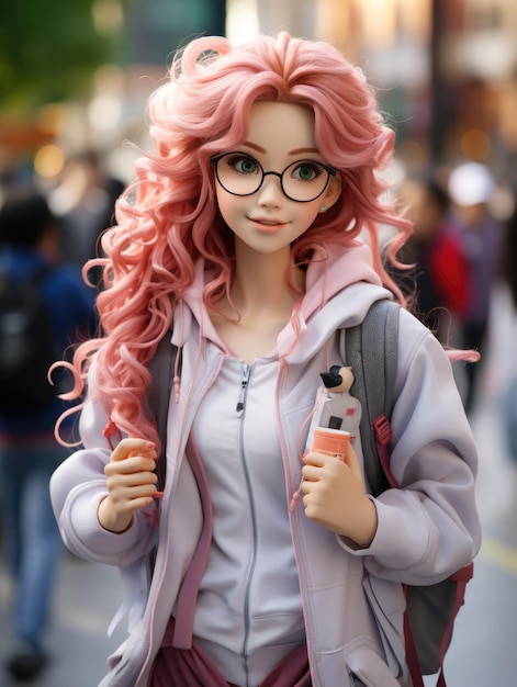 Barbie niña colegiala