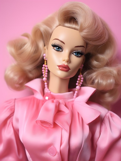 Barbie-Puppe in einem Kostüm