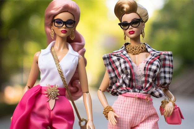 Barbie shopaholic roupa de verão na moda