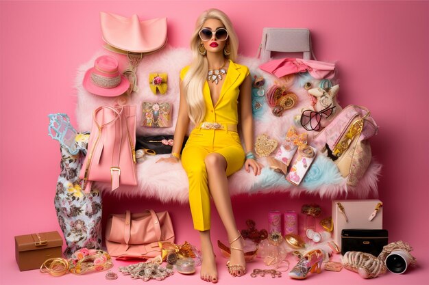 Barbie Shopaholic Summer Trendy Outfit Sie mögen es auch
