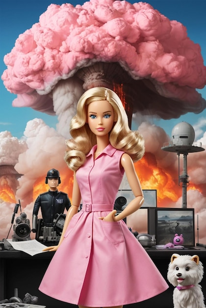 Barbie y su desafío a Oppenheimer con la bomba atómica