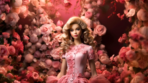 Barbie traje de moda lindo Barbie