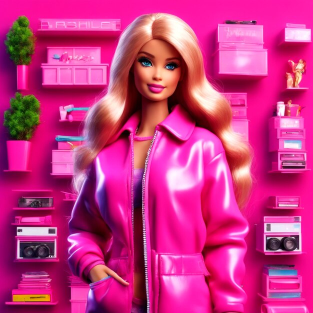 Foto barbie trendiges outfit