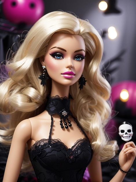 Barbies espeluznante cambio de imagen de Halloween