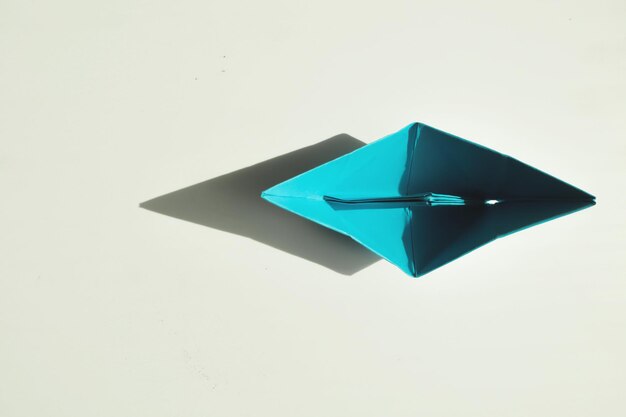 Foto barco de papel origami
