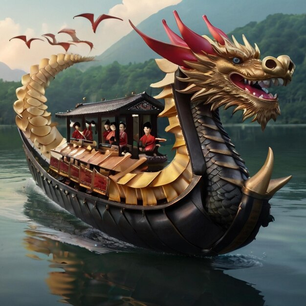 Barco do dragão chinês