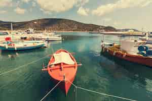 Foto barco grecia