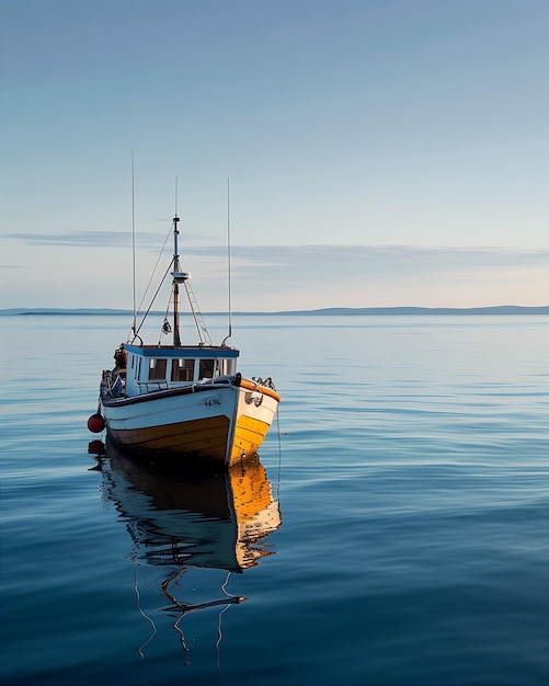 Foto barco de pesca en la isla de morgan