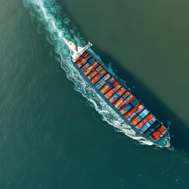 un barco que tiene la palabra carga en el lado