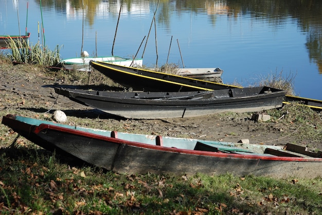 Barco en un río