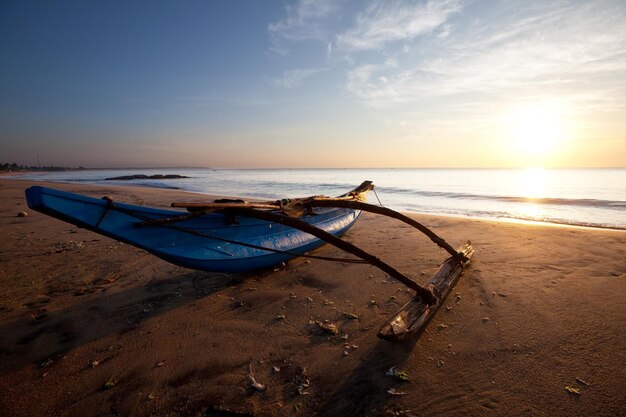 Barco en Sri Lanka