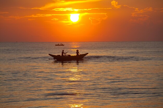 Barco en Sri Lanka