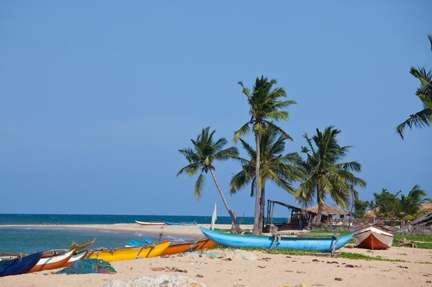 Barco en Sri Lanka