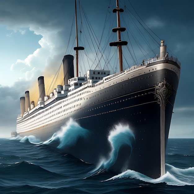 El barco Titanic AI