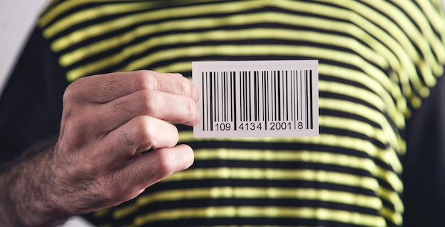 Barcode-Identitäts-Marketing-Datenverschlüsselungskonzept