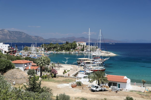 Barcos en la ciudad de Datca